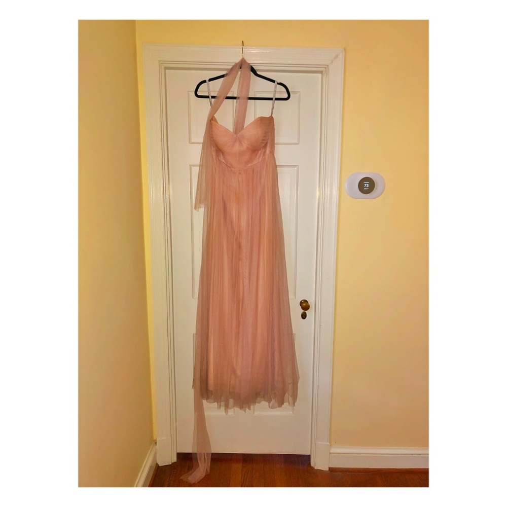 Jenny Yoo Annabelle Convertible Blush Tulle Gown